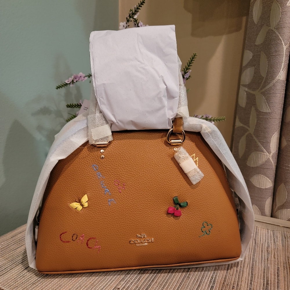 Coach Diary Embroidery Katy Satchel - Picture 4 of 13